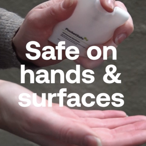 3x PocketSafe - Hand and Surface Sanitiser